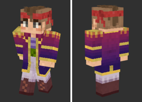 minecraft skin for myself, pirate-themed